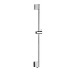 Hotbath Glijstang - 90cm - geïntegreerde waterinlaat - rond - ABS - geborsteld nikkel (RVS) SW15804
