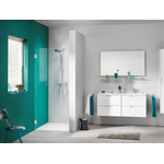 Sealskin I AM swingdeur 100x200cm chroom zilver hoogglans helder glas voorzien van sealglas CO26924