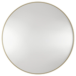 Haceka Deco spiegel - 80x80cm - rond - geborsteld goud SW1102383