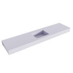 MONDIAZ EDGE Cale vrijhangende wastafel 191cm midden rand 12cm SW674619