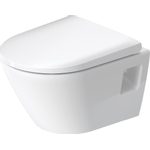 Duravit D-Neo wandtoilet zonder zitting 37x48x40cm Wit Hoogglans SW640446