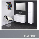 INK wastafelonderkast 100x52x45cm 2 lades greeploos gelakt SW21249