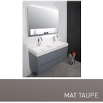 INK wastafelonderkast 120x52x45cm 2 lades greeploos gelakt SW21254