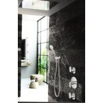 Hotbath Mate inbouwhoofddouche vierkant 30x30cm nikkel geborsteld SW24830