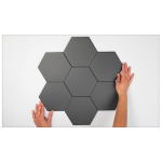 Cifre Ceramica Hexagon Timeless wand- en vloertegel - 15x17cm - 9mm - Zeshoek - Zwart mat SW476707