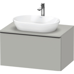 Duravit D-Neo wastafelonderkast 80x45.9x55cm 1 lade Betongrijs Mat SW641249