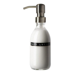 Wellmark Handcreme helder glas messing pomp 250ml tekst HAND LOTION SW454591