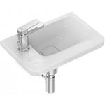 Ideal Standard Tonic II fontein met kraangat links zonder overloop 46x31cm Ideal Plus met IdealFlow wit 0185624