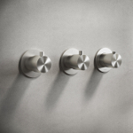 Hotbath Archie Afbouwdeel met inbouwdeel voor inbouw douchethermostaat met 2 stopkranen Horizontaal/verticaal RVS SW721325