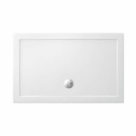 Crosswater Showertray douchebak 120x76x4cm rechthoek wit SW21544