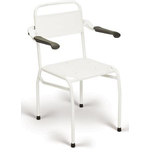 Handicare Handicare Linido douchestoel zithoogte 54cm met opklapbare armleggers wit 0607120