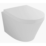 Wiesbaden Vesta wandcloset met Vesta toiletzitting softclose en quick release glans wit SW49005