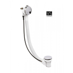 Crosswater badvulcombinatie met popup afvoerplug verlengd 100cm chroom SW31387