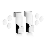 Zack Mitor haak 2.4x4.2x7.5cm voor douchewand set van 2 RVS SW61906