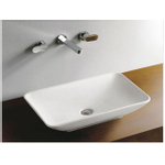 Wiesbaden Karé waskom rechthoekig 58 x 36 x 11,5 cm keramiek glans wit SW65829