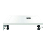 Crosswater Tray douchepaneel voor en achter wit SW31365