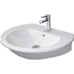 Duravit Darling New wastafel 65x55cm 1 kraangat wit SW54058