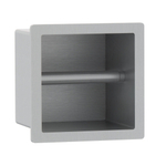 Fortifura Calvi Toiletrolhouder - inbouw - 17.3x17.3x15.3cm - Geborsteld RVS PVD (RVS) SW1126059