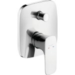 Hansgrohe Puravida afdekset badkraan met zekerheidscombinatie chroom GA79613