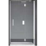 Novellini Louvre G draaideur voor nis 98/101x195cm rechts chroom/helder SW77298