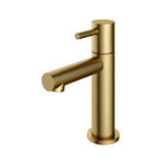 Hotbath Cobber Fonteinkraan opbouw - L-uitloop 8.5cm - PVD - geborsteld messing SW230026