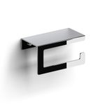 Clou Fold toiletrolhouder zonder klep gebogen model chroom SW417073