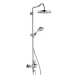 AXOR Montreux showerpipe: met douchekraan thermostatisch met 1 jet hoofddouche met hoofddouche Ø24cm chroom SW95087