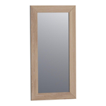 Saniclass Massief Eiken spiegel 40x80cm zonder verlichting rechthoek Smoked oak SW223506