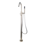 Wiesbaden Caral badmengkraan vrijstaand geborsteld staal SW102834