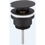 Wiesbaden Caral draaiwaste afvoerplug 5/4" mat zwart SW102852