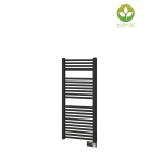 Plieger Palermo-EL III/Fischio elektrische designradiator horizontaal 1111x500mm 500W antraciet metallic SW205651