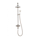 Crosswater Belgravia regendouche met glijstang en handdouche en 30cm hoofddouche nikkel gepolijst SW104154