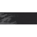 Ragno Brick glossy Wandtegel 10x30cm 7.5mm witte scherf Black SW24136