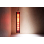 Sunshower Deluxe Black - 32x187x16cm - UV- en infrarood - inbouw - full body - 2000watt - aluminium zwart SW719917