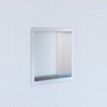 Saniclass Hide luxe inbouwnis 30x30x10cm RVS met flens SW499595