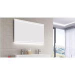 HR Badmeubelen Zeta 2.0 Spiegel - 120x70cm - LED - dotless directe verlichting boven onder - touch sensor - traploos dimbaar - kleurtemperatuur in te stellen - spiegelverwarming SW1171067