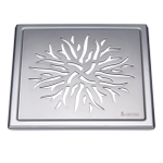 Smedbo Outline Afvoerrooster 20x20x0.55cm RVS Glans SW421784