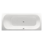 Xenz Aruba ligbad - 180x80cm - met overloop - zonder afvoer - Acryl Wit SW103115