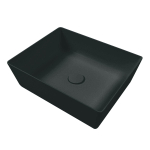 Royal plaza Kolor wastafel 50x38 cm rechthoekig mat zwart SW395178