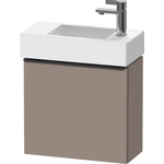 Duravit D-Neo wastafelonderkast 48.4x44x22.2cm Rechtsdraaiend 1 deur Basalt Mat SW640588