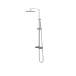 Brauer Chrome Edition Regendoucheset opbouw - hoofddouche 30cm - glijstang - handdouche staaf 1 stand - gladde knoppen - chroom SW225173