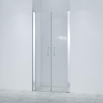 Saniclass Neptune Pendeldeur 90x200cm 6mm veiligheidsglas anti kalk chroom SW208812