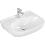 Villeroy en Boch O.novo wastafel 60x49cm zonder overloop 1 kraangat wit 0124134