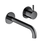 Hotbath Cobber wastafelkraan inbouw zwart chroom SW73575