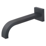 Wiesbaden Uitloop vierkant 22 cm 1/2'' mat zwart SW276923