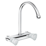 GROHE Costa L Keukenkraan - hoog - bovenuitloop - inbouw - chroom 0440172