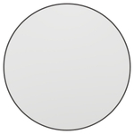 Haceka Deco spiegel - 80x80cm - rond - mat zwart SW1102381