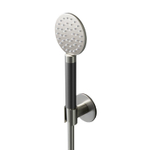 Hotbath Cobber M444 ronde handdouche met wandsteun en doucheslang 150cm nikkel geborsteld SW230073