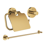 GROHE Essentials accessoireset 3-delig met handdoekhouder, handdoekhaak en toiletrolhouder met klep Cool sunrise SW529099