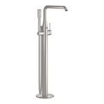 GROHE Essence New Afbouwdeel vrijstaande badkraan - omstel - draaibare uitloop 27.7cm - handdouche - doucheslang - supersteel SW73258